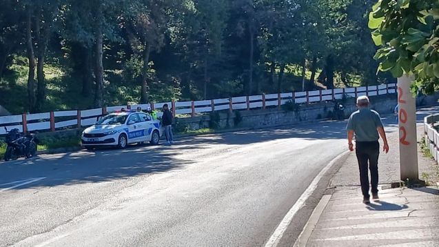 Tehlike saçan motor sürücüsü yakalandı...