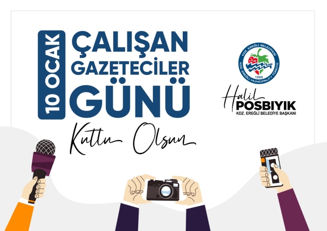 Başkan Posbıyık gazeteciler gününü kutladı...