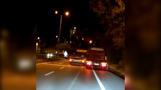 Tehlikeli hareketleri cezasız kalmadı...