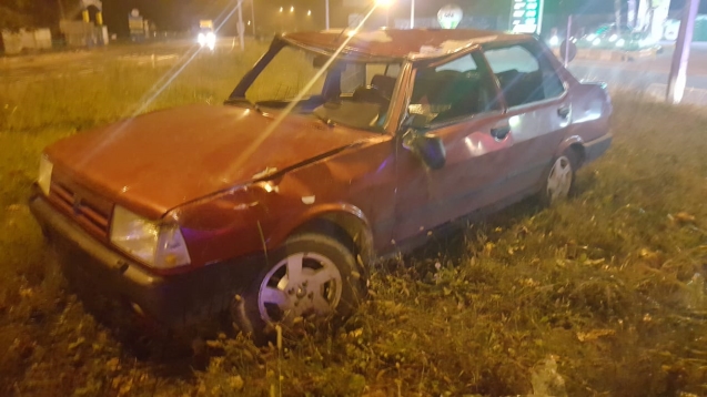 Dur ikazına uymadı,kaçtı,kaza yaptı..