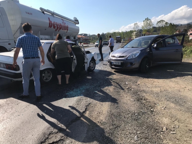 Süleymanlarbeyler köyünde kaza...