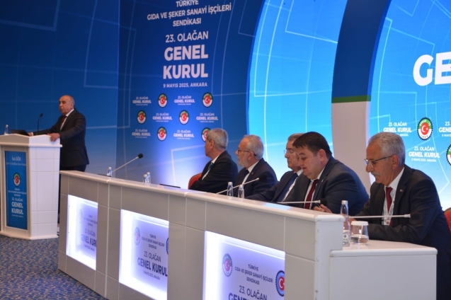 Başkan Yeşil, Şeker- İş kongresinde görev aldı...
