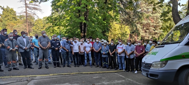 ERDEMİR Göztepe hastanesi önünde helallik alındı