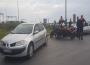 Trafik kazasında 2 kişi yaralandı.