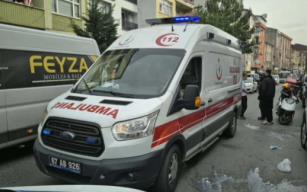 Yaşlı adama motosiklet çarptı…