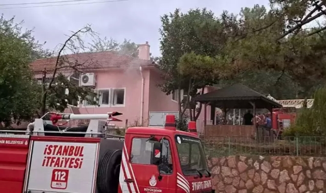 Kaymakam'ın kaldığı lojmanda yangın...