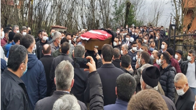 Madenci Ramazan Toprak son yolculuğuna uğurlandı