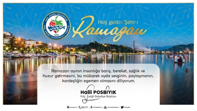 Posbıyık: Sağlık ve huzur dolu ramazan diliyorum