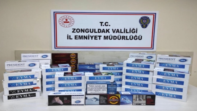 15 bin 400 adet makarona el konuldu...