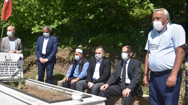 AK Parti'den Şehit Mezar ziyareti...