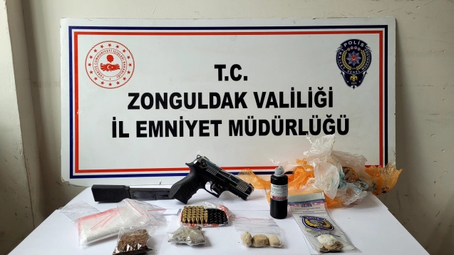 Zonguldak’ta uyuşturucu operasyonu! 5 tutuklama