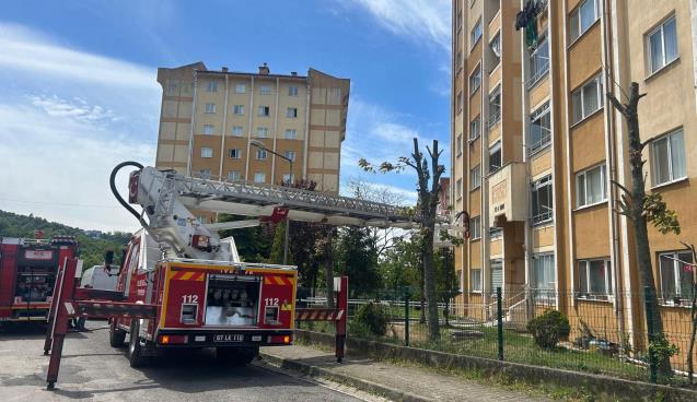 TOKİ konutlarında yangın... Korku dolu anlar yaşandı...