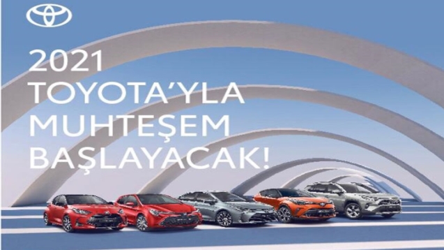 2021 Toyota ile “muhteşem” başlayacak…