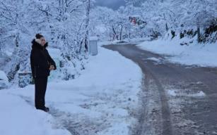 Zonguldak kar altında... 133 köy yolu kapandı...