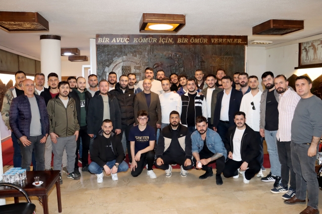 Madencilerden Tayfun Demir'e ziyaret...
