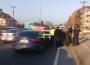 Zincirleme trafik kazasında 3 araç birbirine girdi...