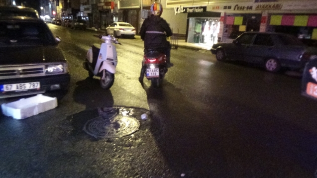 Motosiklet kazası... 1 yaralı...