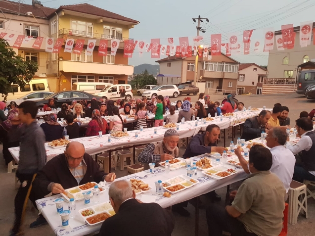 Belenliler iftar programında bir araya geldi…