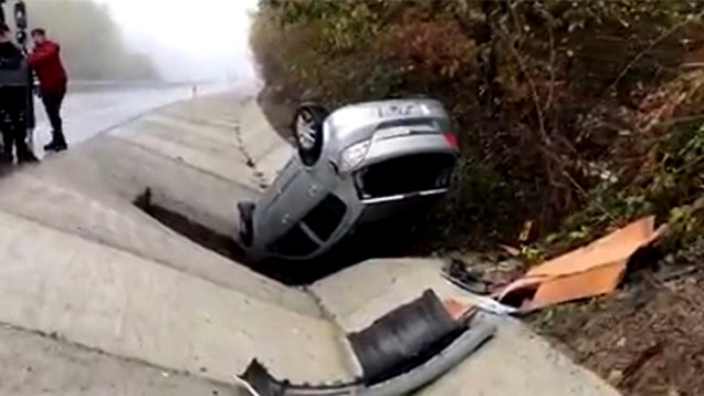  Trafik kazasında 1 kişi yaralandı...
