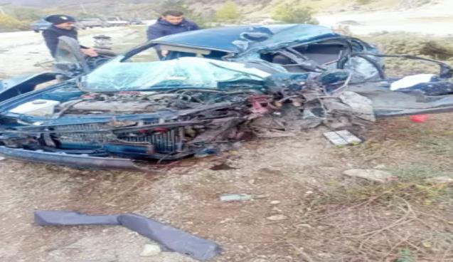 Kontrolden çıkan kamyon otomobile çarptı: 1 ölü, 1 yaralı