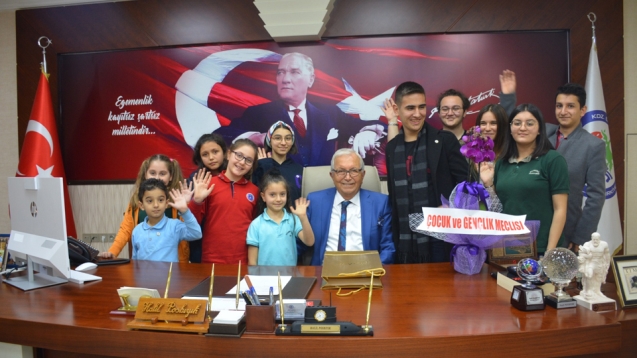 ÇOCUK VE GENÇLİK MECLİSİ, PROTOKOLÜ ZİYARET ETTİ...