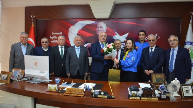 THK YÖNETİMİ, KDZ. EREĞLİ BELEDİYESİ’Nİ ZİYARET ETTİ