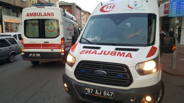 Trafik kazasında 2 kişi yaralandı...
