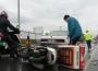 Trafik kazası... 1 yaralı...