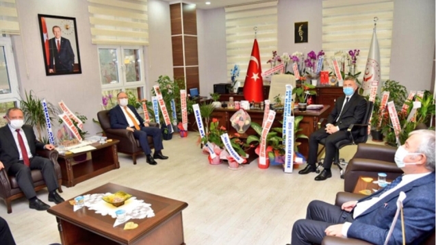 Tutulmaz, Veli Köktürk'ü ziyaret etti...