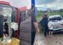 Feci kaza… TIR devrildi… Otomobile çarptı…