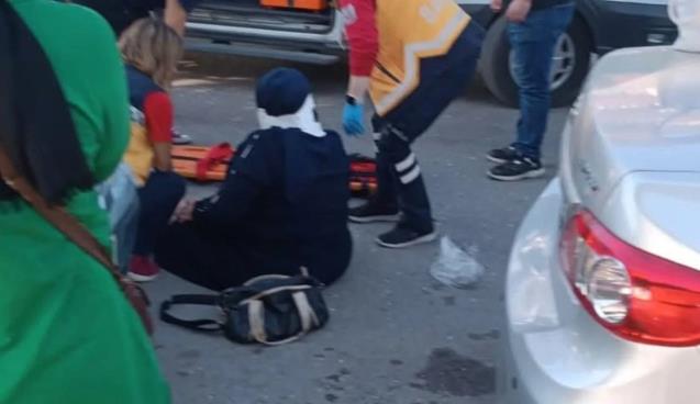 Kadın sürücü direksiyon hakimiyetini kaybetti...