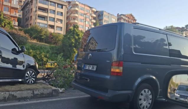 Sahil yolunda kaza...2 yaralı