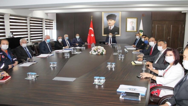 Genel güvenlik ve asayiş durumu değerlendirildi...