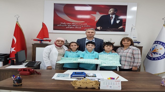 KAVAKLIK İLKOKULU ÖĞRENCİLERİ DERECEYE GİRDİ...