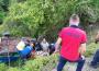 Köyde trafik kazası: Ekipler olay yerinde...