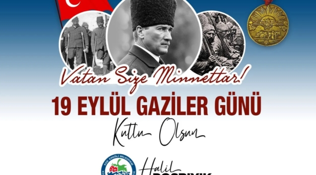 Başkan Posbıyık, Gaziler gününü kutladı...