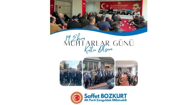 BOZKURT, Muhtarlar Günü nedeniyle bir mesaj yayınladı...