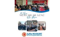 BOZKURT, Muhtarlar Günü nedeniyle bir mesaj yayınladı...