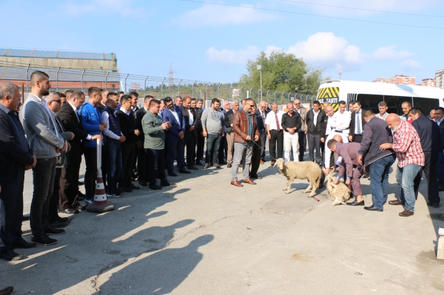 Kurban kesip, dua ettiler…
