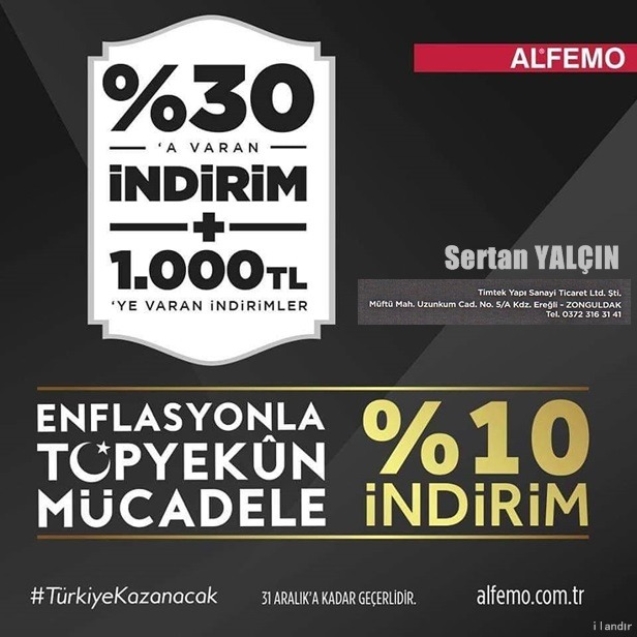 Bende varım dedi… İndirime gitti…