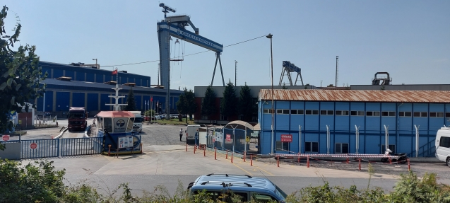 Tersanade iş kazası....
