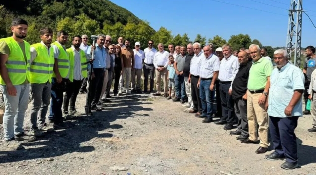 Milletvekili Bozkurt köprü ve dere çalışmalarını inceledi...