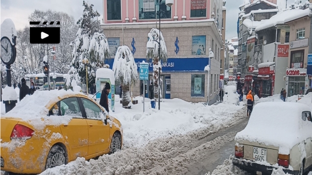 Kdz. Ereğli’den kar manzaraları…
