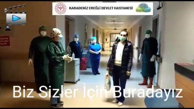 SAĞLIK ÇALIŞANLARINA BÜYÜK ALKIŞ...