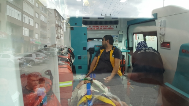 ATV DEVRİLDİ, 1 YARALI...