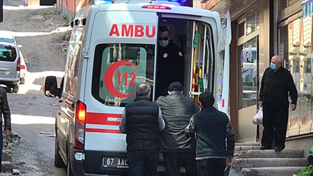 Eczanede kalbi sıkıştı...hastaneye kaldırıldı...