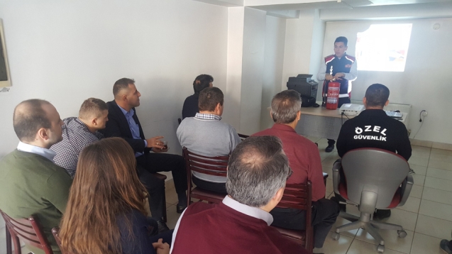 PERSONELE ACİL DURUM EĞİTİMİ VERİLDİ...