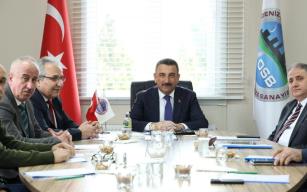 OSB toplantısı... Geleceğe yönelik planları ele alındı...