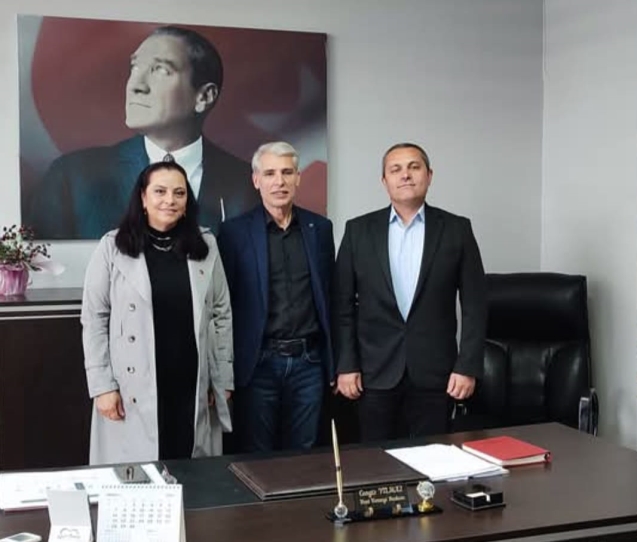 Beytekin, Kent Konseyi Başkanı Cengiz Yılmaz’ı ziyaret etti.