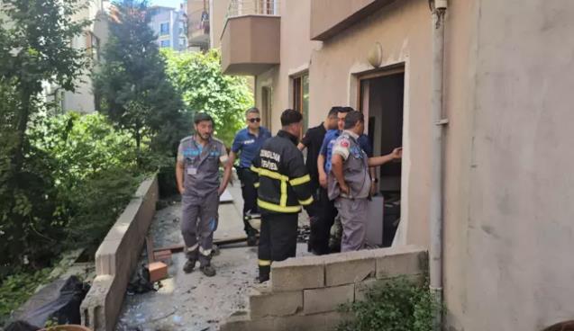 Binada patlama meydana geldi... Yangın çıktı...